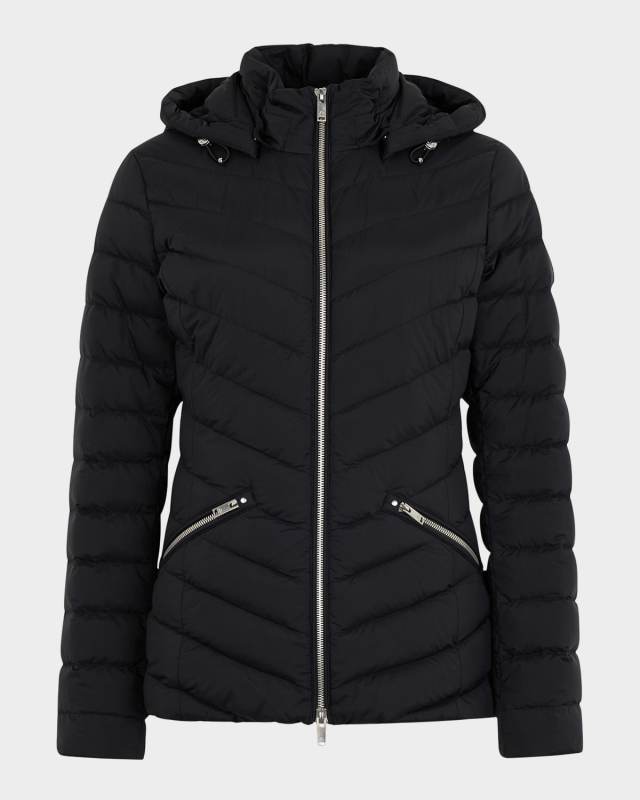 Lucille Air Down Hooded Puffer Jacket